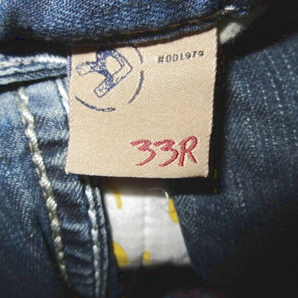 Vtg BIG STAR Men's JEANS Size 33x30 VOYAGER Relaxed Straight FLAP Denim Y2K 90s - Picture 7 of 12